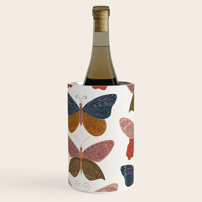 Tattooed Butterflies - Desert Wine Chiller Gallery Image 2