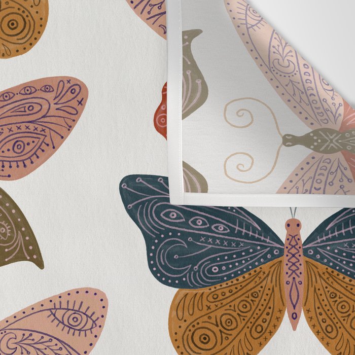 Tattooed Butterflies - Desert Wall Tapestry Gallery Image 3