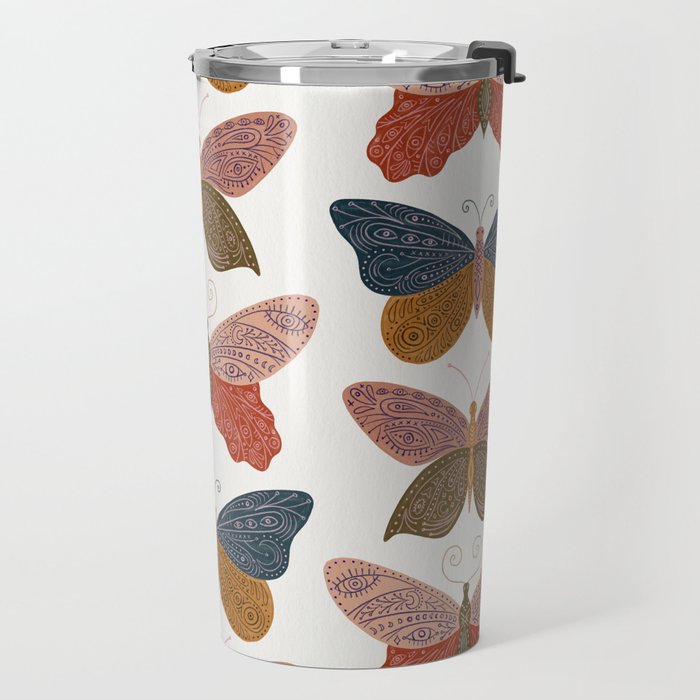 Tattooed Butterflies - Desert Travel Mug Gallery Image 2