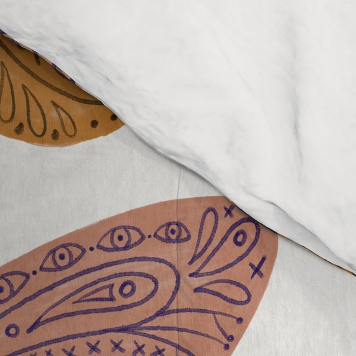 Tattooed Butterflies - Desert Comforter Gallery Image 4