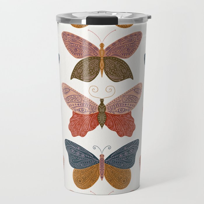 Tattooed Butterflies - Desert Travel Mug Gallery Image 1