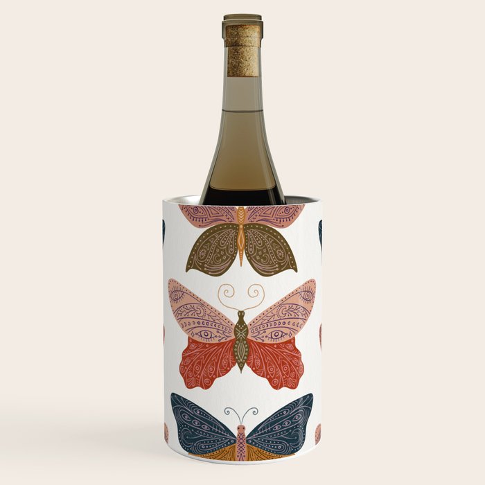 Tattooed Butterflies - Desert Wine Chiller Gallery Image 1