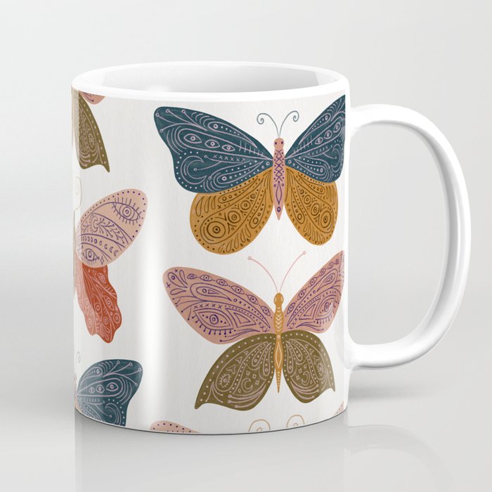 Tattooed Butterflies - Desert Coffee Mug Gallery Image 1