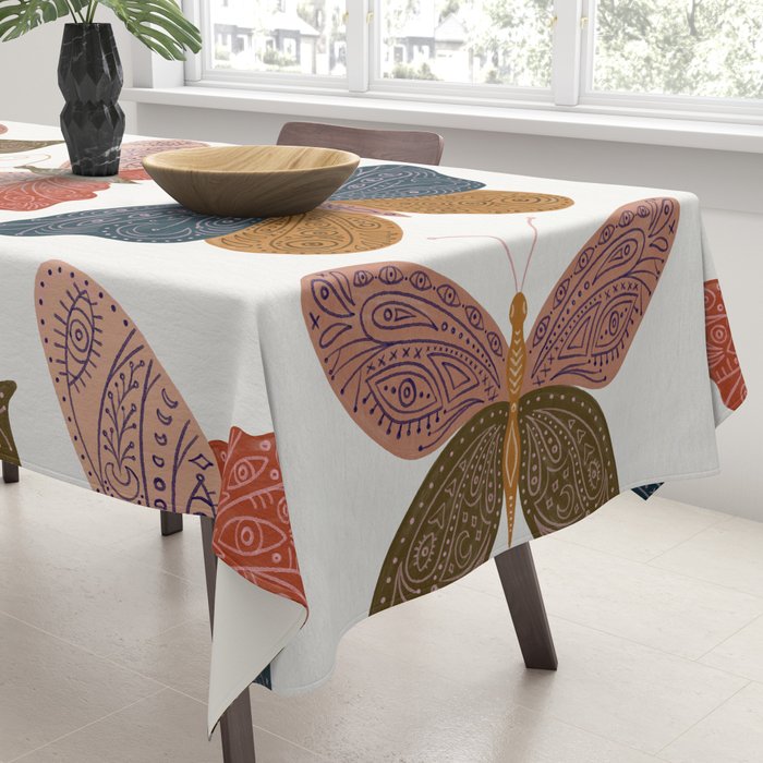 Tattooed Butterflies - Desert Tablecloth Gallery Image 3