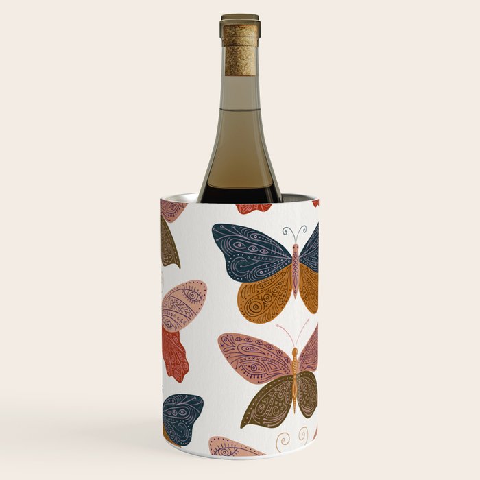 Tattooed Butterflies - Desert Wine Chiller Gallery Image 3