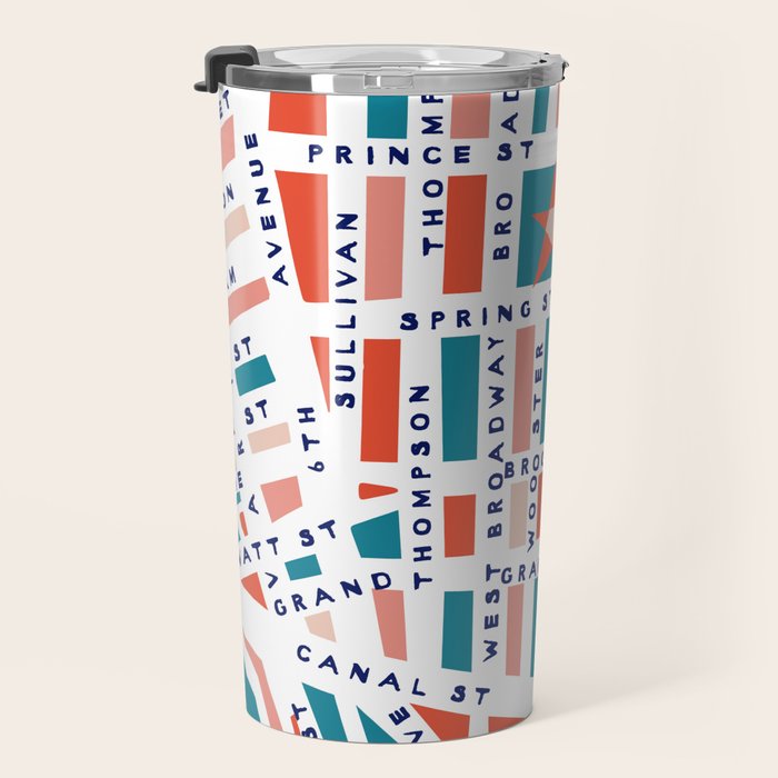 SOHO MAP BRIGHT Travel Mug Gallery Image 3