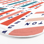 SOHO MAP BRIGHT Bath Mat Gallery Image 3