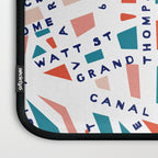 SOHO MAP BRIGHT Laptop Sleeve Gallery Image 3