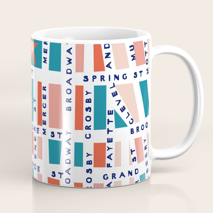 SOHO MAP BRIGHT Coffee Mug Gallery Image 1
