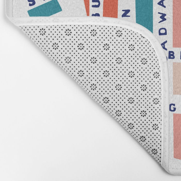 SOHO MAP BRIGHT Bath Mat Gallery Image 2