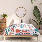 SOHO MAP BRIGHT Comforter Gallery Image 3
