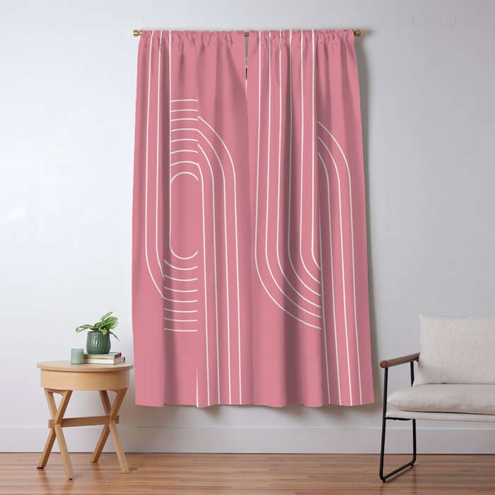 Oval Lines Abstract VI Window Curtain Gallery Image 5