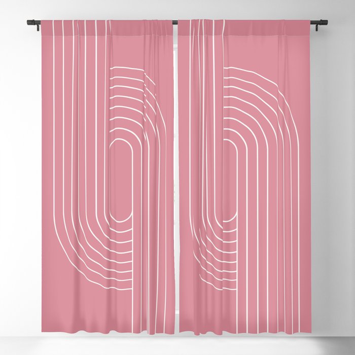 Oval Lines Abstract VI Window Curtain Gallery Image 5