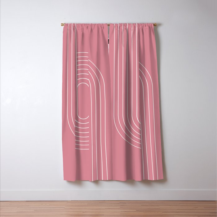Oval Lines Abstract VI Window Curtain Gallery Image 3