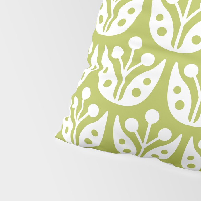 Mid Century Flower Pattern 5 Pillow Sham Gallery Image 4