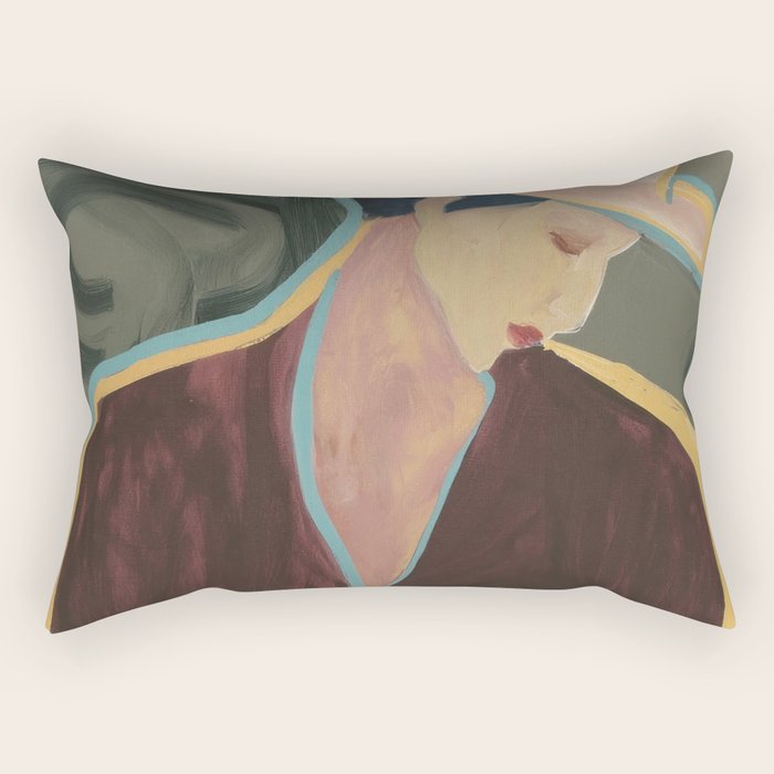 The Gentle Keeper Rectangular Pillow Gallery Image 1