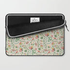 Swedish Floral - Cream Laptop Sleeve Gallery Image 2