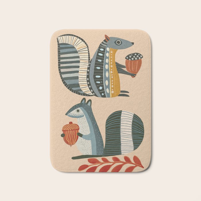 Little Forest Friends Bath Mat Gallery Image 1