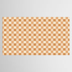 Checkered Multicolor Pattern XXIV Orange Tablecloth Gallery Image 2