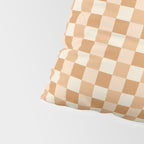 Checkered Multicolor Pattern XXIV Orange Pillow Sham Gallery Image 4
