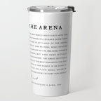 Man In The Arena, Theodore Roosevelt, Framed Art Travel Mug Gallery Image 2