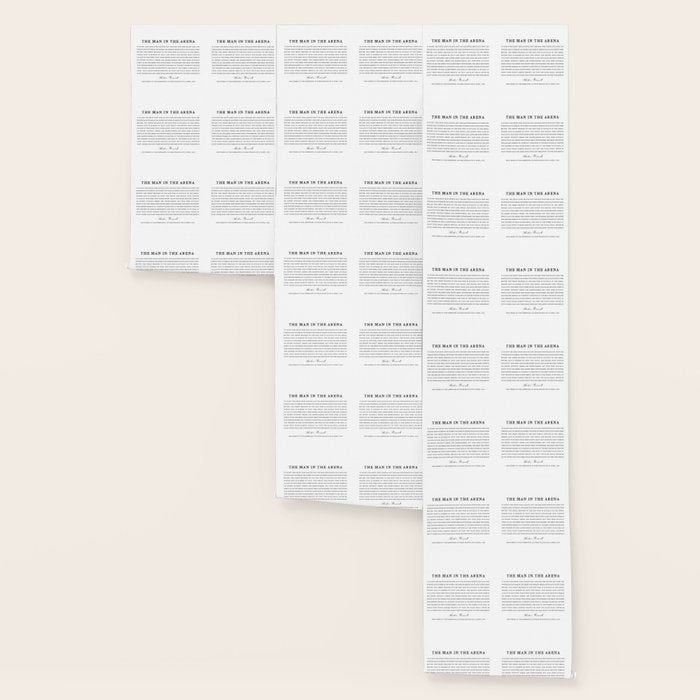 Man In The Arena, Theodore Roosevelt, Framed Art Wallpaper Gallery Image 3