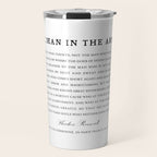 Man In The Arena, Theodore Roosevelt, Framed Art Travel Mug Gallery Image 1