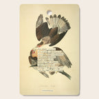 Bird Divinations: Caracara Eagle (about: almanacofbirds.org) Cutting Board Gallery Image 1