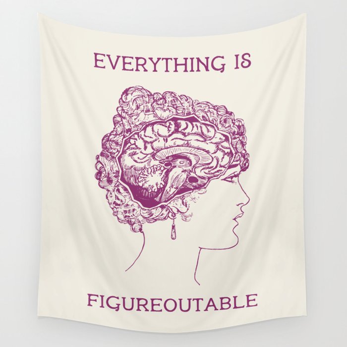 Everything is Figureoutable Wall Tapestry Gallery Image 4