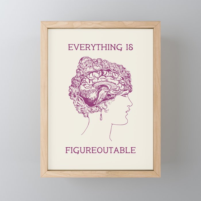 Everything is Figureoutable Mini Art Print Gallery Image 1