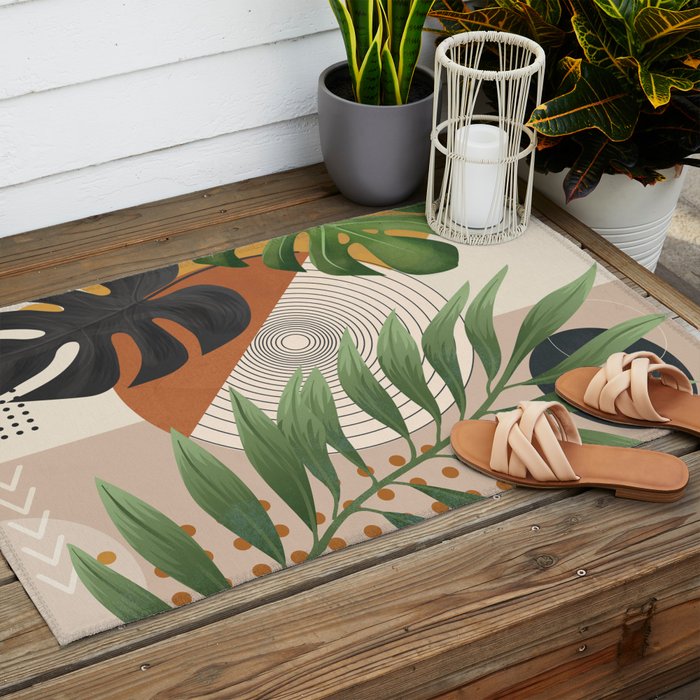 Nature Geometry XV Outdoor Rug Gallery Image 2
