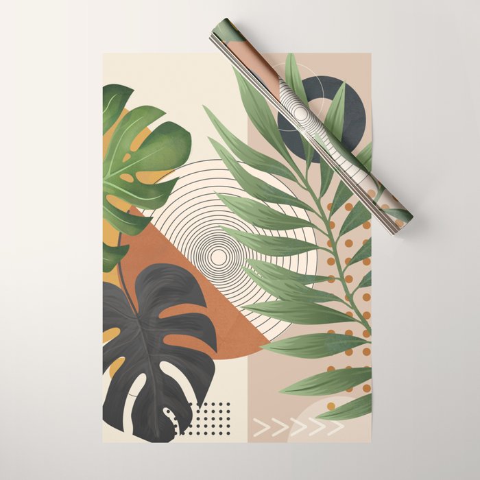 Nature Geometry XV Wrapping Paper Gallery Image 1