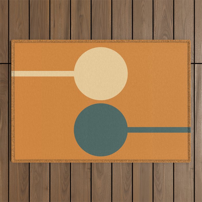 Mid Century 32B Outdoor Rug Gallery Image 1
