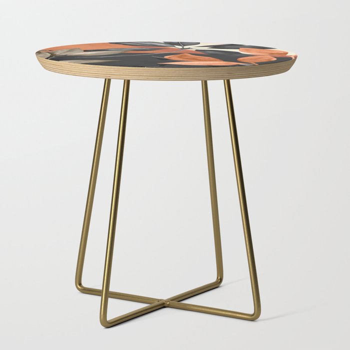 Abstract Art Tropical Leaves 161 Side Table Gallery Image 1