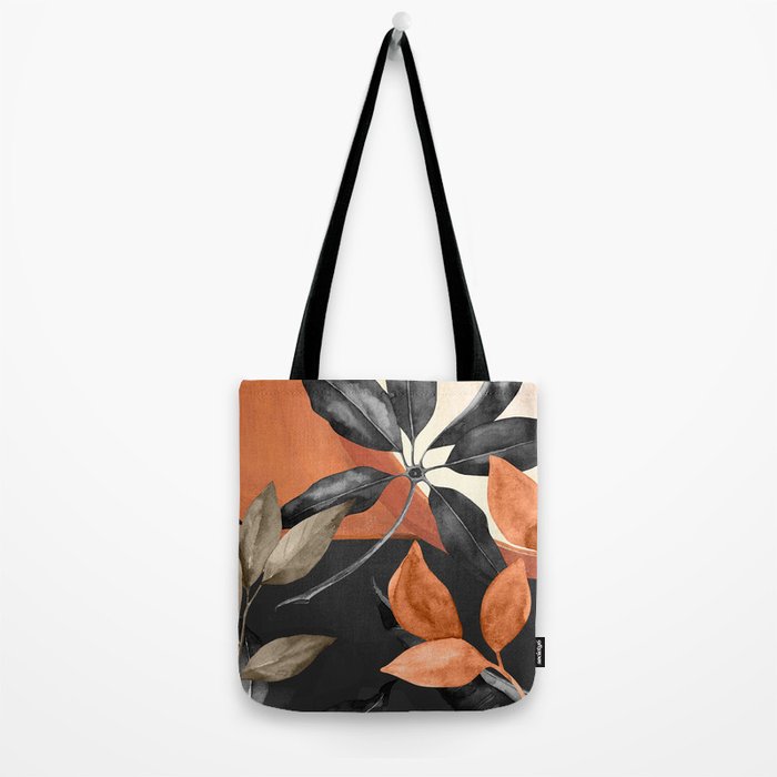 Abstract Art Tropical Leaves 161 Tote Bag Gallery Image 2