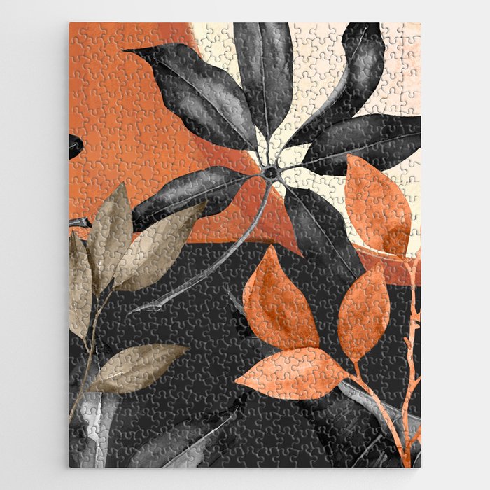 Abstract Art Tropical Leaves 161 Jigsaw Puzzle Gallery Image 1