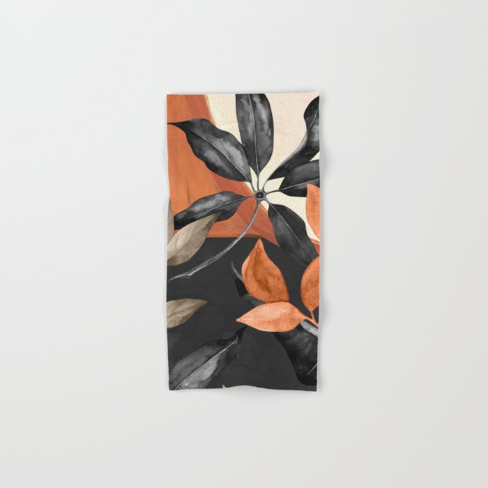 Abstract Art Tropical Leaves 161 Bath Towel Gallery Image 1