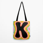 Rainbow K Tote Bag Gallery Image 2
