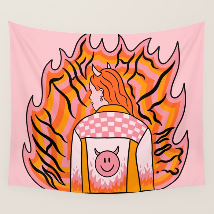Why The Hell Not Wall Tapestry Gallery Image 1