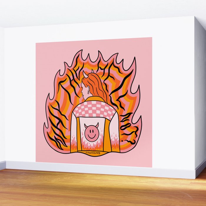 Why The Hell Not Wall Mural Gallery Image 2