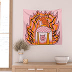 Why The Hell Not Wall Tapestry Gallery Image 2