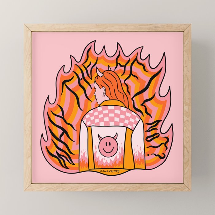 Why The Hell Not Mini Art Print Gallery Image 1