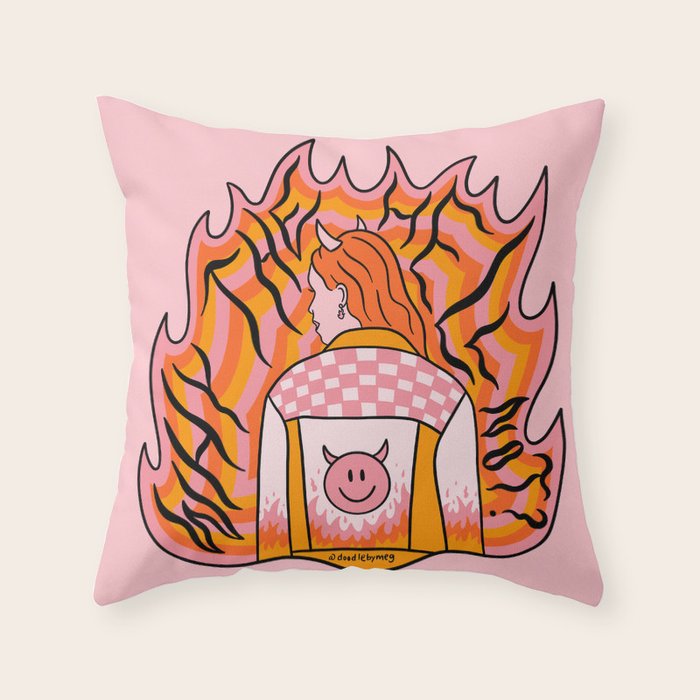 Why The Hell Not Throw Pillow Gallery Image 6