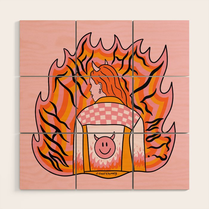 Why The Hell Not Wood Wall Art Gallery Image 1