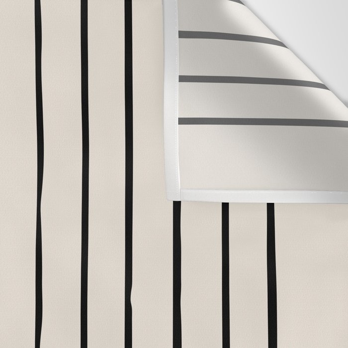 Dark Teal Black Lines Modern Artwork Wall Tapestry Gallery Image 3