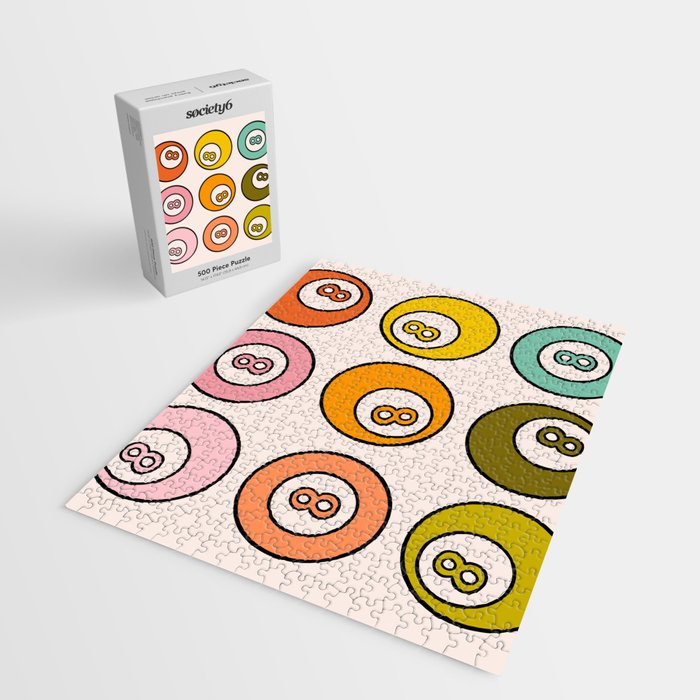 Rainbow Eight Ball Jigsaw Puzzle Gallery Image 2