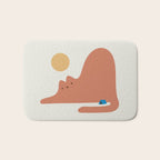 Cat Landscape 118C: Purrfect Campsite C Bath Mat Gallery Image 1