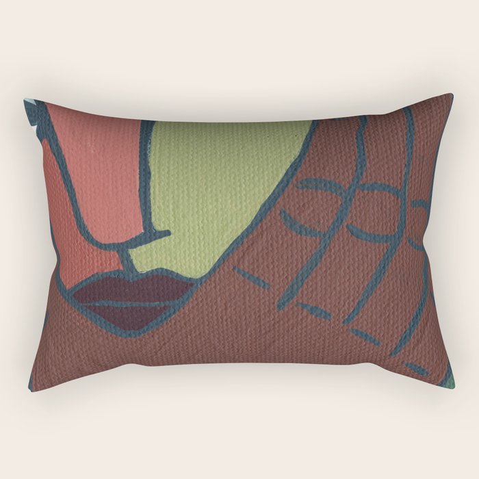 Flustered Rectangular Pillow Gallery Image 1