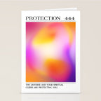 Protection. Angel Number 444. Aura Gradient Stationery Card Gallery Image 2