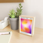 Protection. Angel Number 444. Aura Gradient Mini Art Print Gallery Image 2